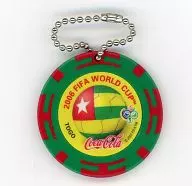 Togo Casino Chip Key Holder "2006 World Cup Coca-Cola Challenge Chip Campaign"