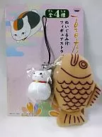 Nyanko-sensei (taiyaki) Figure Strap "Natsume Yujin-Cho" con Peluche