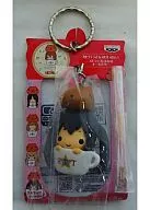 Azusa Nakano "Capybara-san x K-on!" This key holder can also be used as a strap.