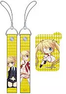 Shizuru Nakatsu Strap with Smartphone Cleaner 「 Rewrite-Rewrite - 」