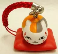 Relaxing Nyanko-sensei Natsume's BOOK of FRIENDS Nyanko-sensei Hanging Strap with Strap