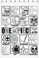 Logo (Monochrome ver.) Shower Curtain "ONE PIECE"