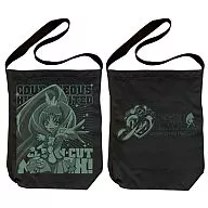 Cure March shoulder tote Black "SMILE PRECURE!"