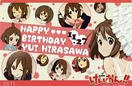 Yui Hirasawa's Special Birthday Card (with serial number) "K-on!" 2011 Sakura High Purchasing Department Birthday Campaign