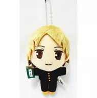 Kishi Natsume : "Natsume's BOOK of FRIENDS" is a Plush toy attached to a bag ~ with a little fox ~ ""