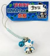 Hello Kitty Okita Soji Netsuke (Aqua / Silver) [Hello Kitty] Kyoto Only