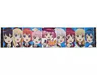 Gathered Microfiber Towel Muffler "Yuru Yuri Nanamori Naka ♪ Risato" Venue Limited