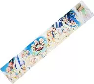 Gathered Micro Fiber Towel "Sakura Musubi ×Garden×CAFE SOURIRE"