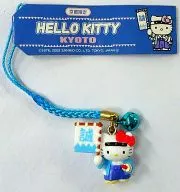 Kitty Shinsen-gumi Netsuke (Blue) 「 Hello Kitty 」 Kyoto Only