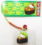 Hello Kitty sushi Netsuke (Gold/Red)