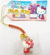 Kitty梅田版墜子(金色/紅色)「hello kitty>大坂限定