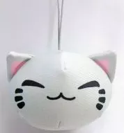 灰猫柔软粉吉祥物挂件"猫"