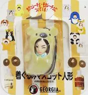 Yukie Nakama (Koala) Costumed Mascots Doll (Strap) Georgia Cafe Leche & Mocha Leche Accessories