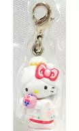 Hello Kitty (Hakata doll version) zipper mascot 「 Hello Kitty 」 Fukuoka only