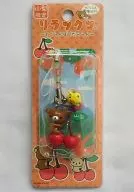 リラックマ＆キイロイトリ チャームストラップ ｢リラックマ～さくらんぼでだららん～」 山梨限定