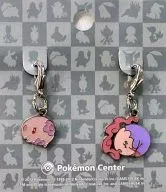 517. Munna & 518. Mushana Zenkoku Zukan Metal Charm (2 pieces set) "Pocket Monsters" Pokemon Center limited