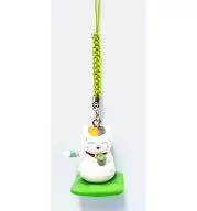 3-color Dango and Nyanko-sensei 「 Natsume's BOOK of FRIENDS Nyanko-sensei Tsurezure Netsuke Strap Part3 」