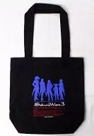 Flower Ensemble (Silhouette) Tote Bag (Black) "Sakura Taisen 3 ~ Is Paris Burning ~"