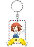 Inokuma Youko Acrylic Key Holder 「 Kin-iro Mosaic 」