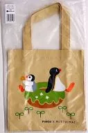 Pingu & Pinga (beige / mori) Minna no Bag "Pingu ×MOTTAINAI" Mister Donut Point Exchange Prize