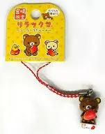 Rilakkuma Netsuke (Red / Silver) 「 Rilakkuma ~ Mango Salad ~ 」 Miyazaki Only