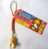 Hello Kitty & Daibutsu Netsuke (Red / Gold) 「 Hello Kitty 」 Nara only