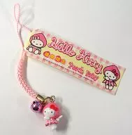 Kitty Peach Fairy Netsuke (rosa) "Hello Kitty" sólo en Fukushima