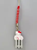 Hello Kitty煙囪版墜飾(紅色/銀色)「Hello Kitty」僅限東京