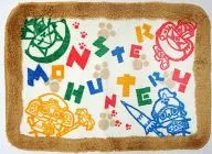 "MONSTER HUNTER 4" Eye Lew Pattern Bath Mat