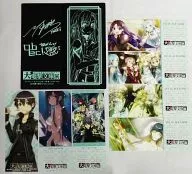 SWORD ART ONLINE 2014 calendar replica with signature ticket holder "DENGEKI BUNKO 20th Anniversary Grand DENGEKI BUNKO Exhibition" advance ticket bonus
