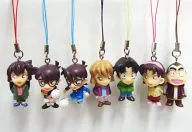 Conjunto de 7 tipos "Detective Conan 11 th Striker Original Figure Strap Collection" Seven-Eleven Limited Campaign