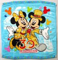 Mickey & minnie Wash Towel "30th Anniversary of Tokyo Disney Resort" The Happiness Year "Tokyo Disney Resort only
