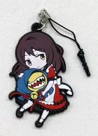 Alice (Yuriko KATSURAGI) & Cheshire Cat (Hugging) Rubber Strap (Taking a Cat) 「 」 in the Land of Distortion