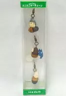 トトロ＆中トトロ＆小トトロ(どんぐり) ミニミニキーチェーン(3個セット) ｢となりのトトロ｣