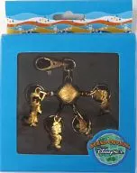 Mickey & minnie & Donald & goofy (Gold) key chain set "Disney" Tokyo DisneySea grand opening commemorative goods