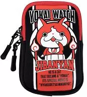 Jibanyan Square Pouch w / Carabiner (Black) 「 Yokai Watch 」