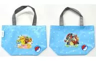 集合(ブルー) ポケモンオリジナルトートバッグ 「ポケットモンスターX・Y」 春のわくわくカルピスフェア カルピス500ml×4本同時購入特典