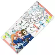 Kobeni & Benio & Shinpaku Staff Kosegaki Sign Duplicate Microfibra Toalla "Mikakunin de Shinkoukei" AnimeJapan 2014 Goods