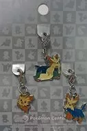 506.Yoterie&507.Hardelia&508.Muland全國金屬掛件(3個SET)「精靈寶可夢」口袋妖怪中心限定