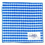 AKB48(ブルー/チェック ) タオルハンカチ 「ギンガムチェック」