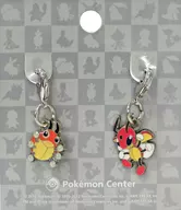 165.芭瓢虫&166.安瓢虫全国金属挂件(2个SET)「精灵宝可梦」口袋妖怪中心限定