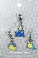 363. Tamazari & 364. Todogler & 365. Steller sea lion Zerga All Japan Metal Charm (3-piece set) "Pocket Monsters" Pokemon Center limited