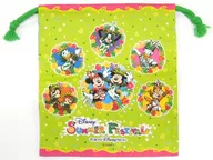 Gathering (tropical Splash Costume) drawstring bag "Disney Summer Festival 2014" Tokyo DisneySea limited