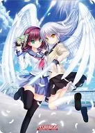 Yuri Nakamura & Tachibana Kanade (Angel) Character Actor Universal Rubber Mat 「 Angel Beats! -Operation Wars - 」