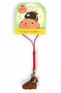 水豚坠子(红色)"水豚~TOTOTOTON黑猪~"鹿儿岛限定