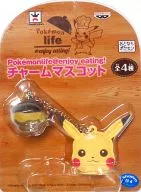 皮卡丘(臉型)&スパイシーポフレ(淺棕色)吉祥物掛件Pokemonlife@enjoy eating！"精靈寶可夢XY>