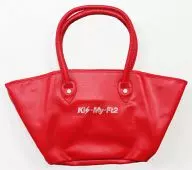 Kis-My-Ft2 トートバッグ(赤) 2011年ジャニーズショップ限定