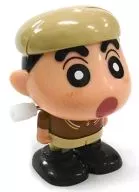 Shin (Sukiya uniform ver.) jumping mascot 「 CRAYON Shinchan 」 Sukiya's favorite set