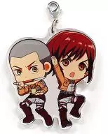 コニー＆サシャ アクリルプレートチャーム 「一番くじ 進撃の巨人～自由への進撃～」 L賞