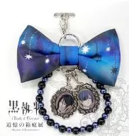 Ribbon strap with Ciel Phantomhive & Sebastian charm "Black Butler: Book of Circus Tsuioku no Hakantei - Garden of Recollection - Exhibition"